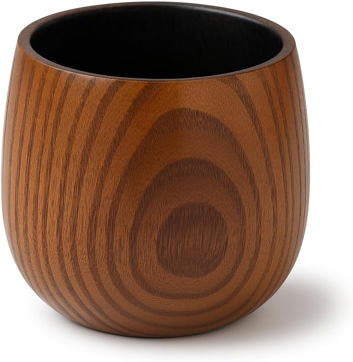 Charred Wooden Bourbon Whiskey Drinking Glasses – Oak Whiskey Tumbler Set of 2 | Bourbon Gifts for Men, Husband, Dad or Brother | Unique Wooden Whiskey Cups (10 oz) | Premium Bourbon Gift Set - Image 2