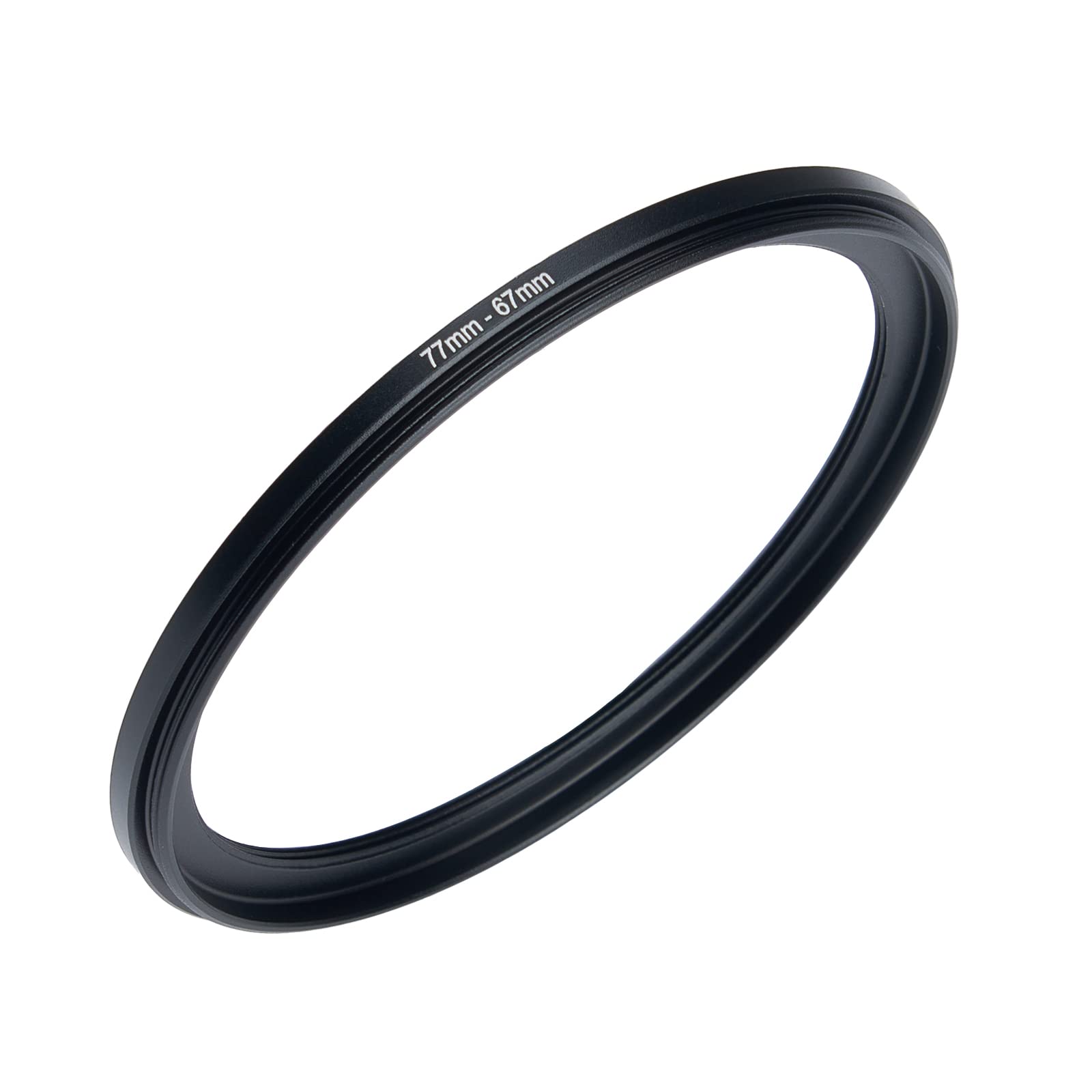 77mm to 67mm Step-Down Rings Filter Adapter for All Brands UV ND CPL Metal Step-Down Rings Adapter Filter