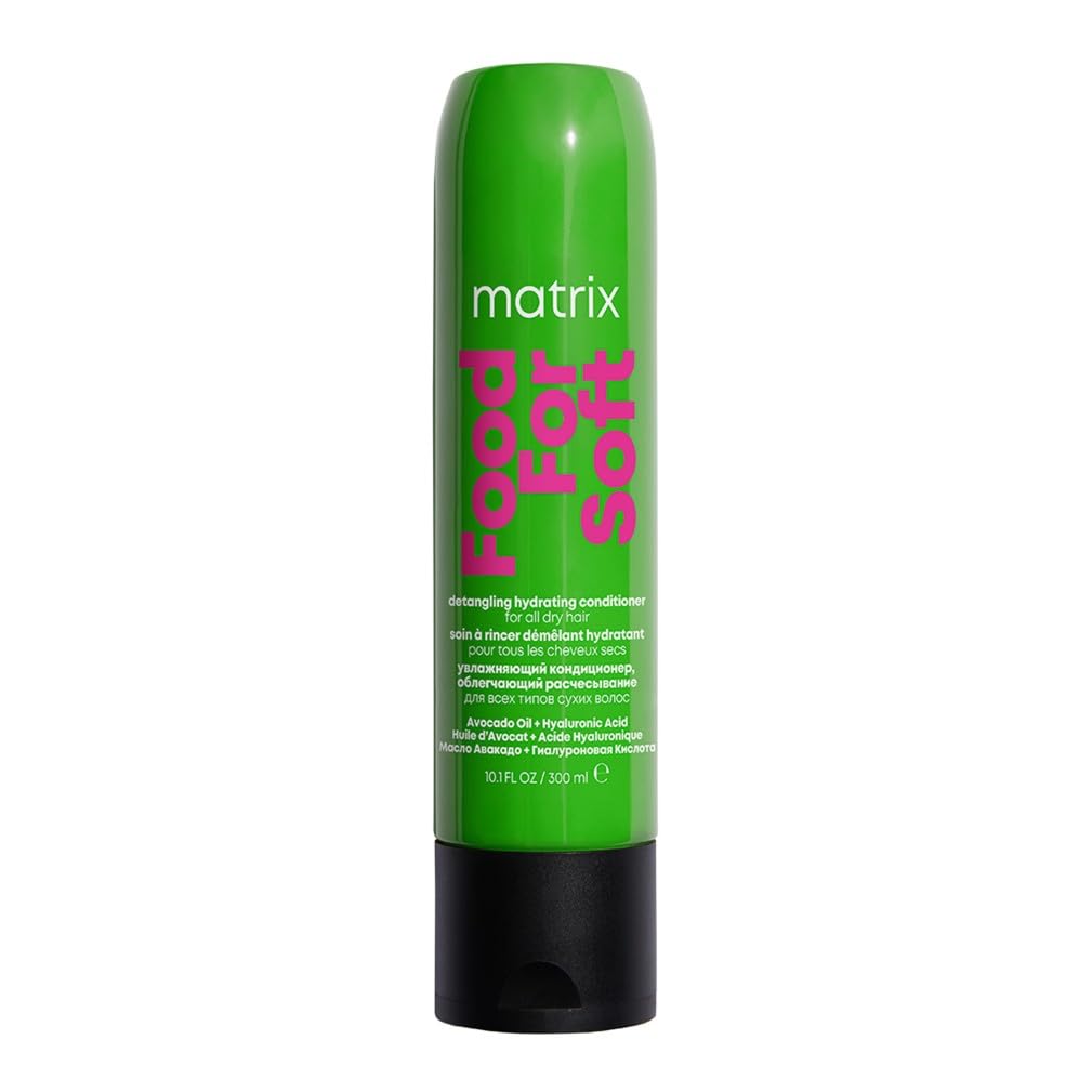MATRIX | Detangling Hydrating Conditioner | With Avocado Oil & Hyaluronic Acid | For Dry, Brittle Hair, Moisturising & Nourishing | Food For Soft | 300ml