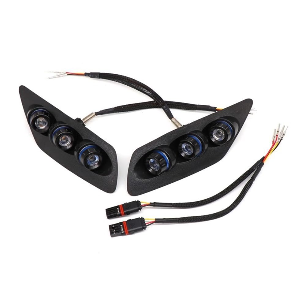 Feu arrière à LED intégré avec clignotants pour moto S1000RR, compatible avec BMW S1000RR 2023, 2024 et S 1000 RR (Bleu)
