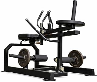 NLW Sissy Squat and Calf Raise Machine, Heavy Duty Steel Frame, Adjustable Grip Handles, Foam Leg Rollers, Padded Seat, An... Price In India