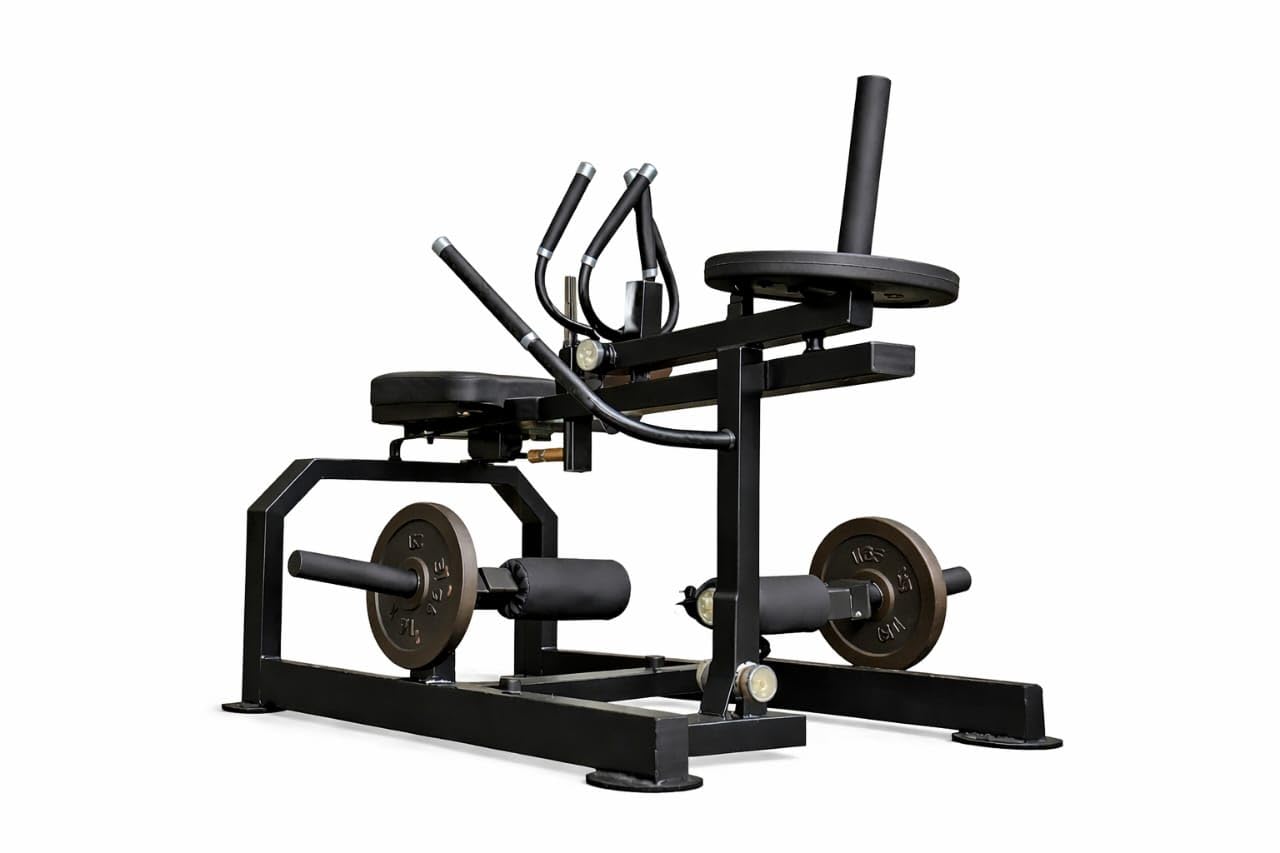 NLW Sissy Squat and Calf Raise Machine, Heavy Duty Steel Frame, Adjustable Grip Handles, Foam Leg Rollers, Padded Seat, Anti-Slip Feet-picture-23