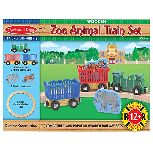 Zoo Animal Train Set