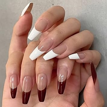 Amazon Com Rikview French Press On Nails Long Stick On Nails Coffin Nails White Red Acrylic Nails Beauty Personal Care Amazon Com Rikview French Press On Nails Long Stick On Nails Coffin Nails White Red Acrylic Nails Beauty Personal Care