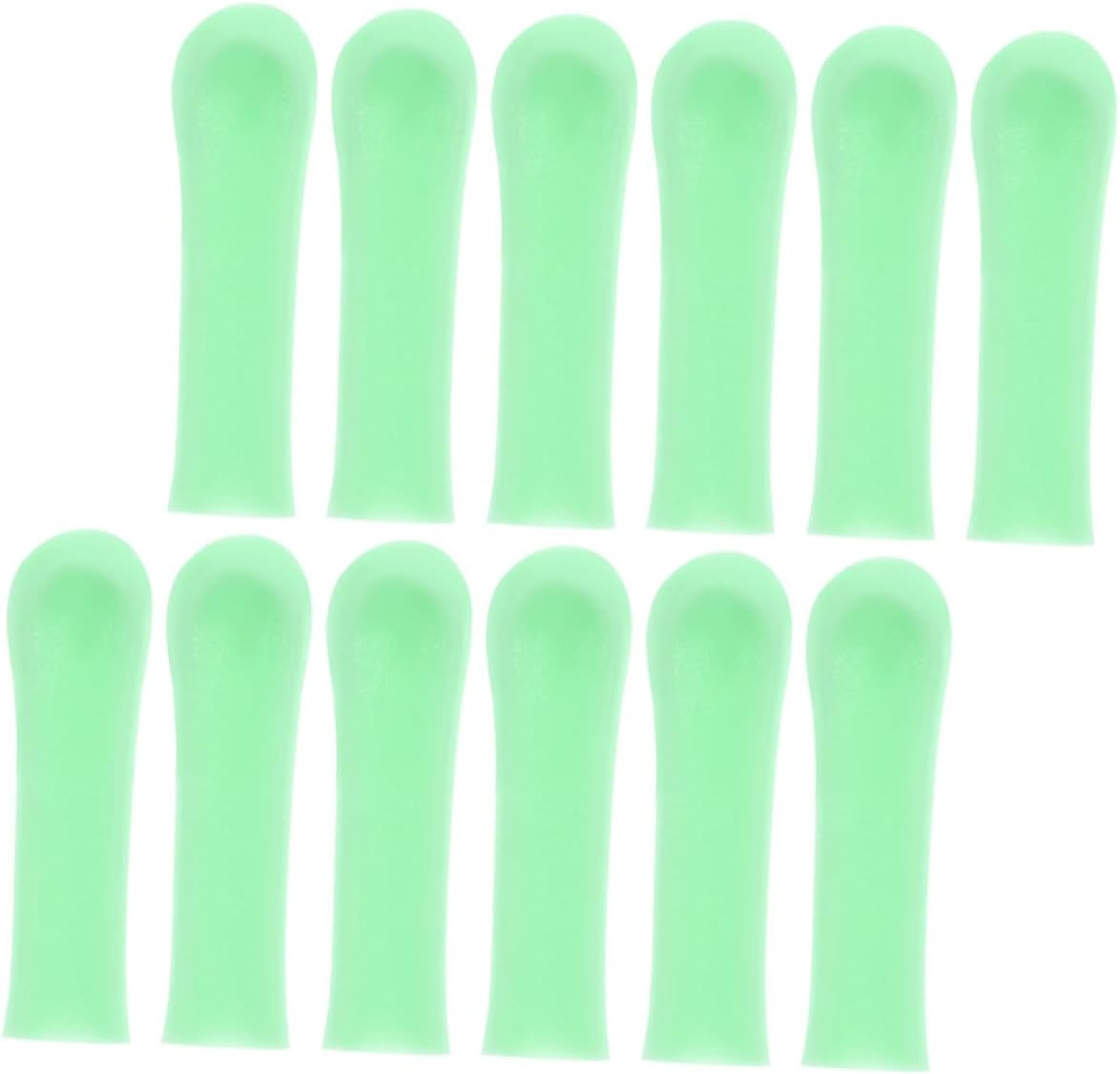 12pcs Grade Ear Wax Removal Tools Silicone Ear Spoon Sleeves Replacement Tips for