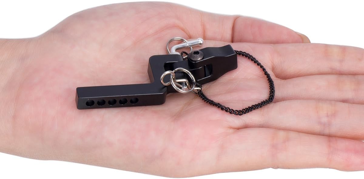 RC Tow Hook,Metal Trailer Chain Tow Hook for 1/10 RC Crawler Axial SCX10 90046 TRX4 TRX6 Redcat RC4WD D90 CC01 Rescue Simulation Accessories