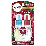 Febreze Plug Air Freshener Scented Oil Refill, Fresh-Twist Cranberry (4)