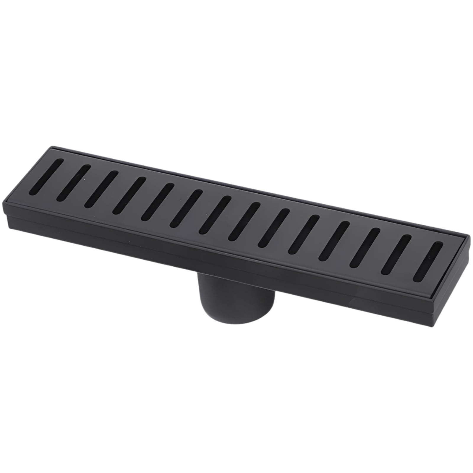 Drain de douche linéaire design épuré en acier inoxydable brossé