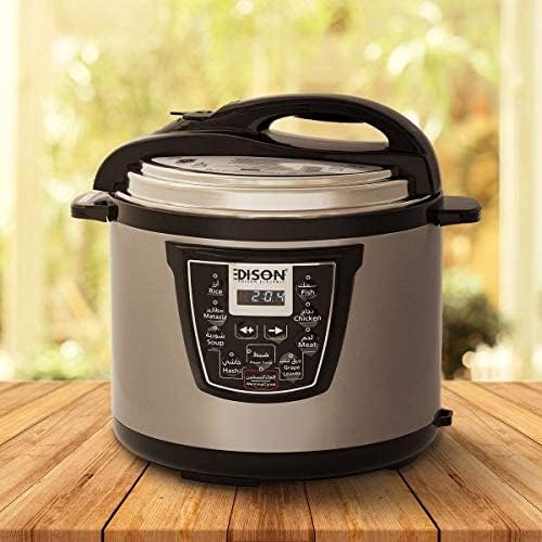 قدر ضغط كهربائي EDISON ELECTRIC سعة 10 لتر 1600 وا...