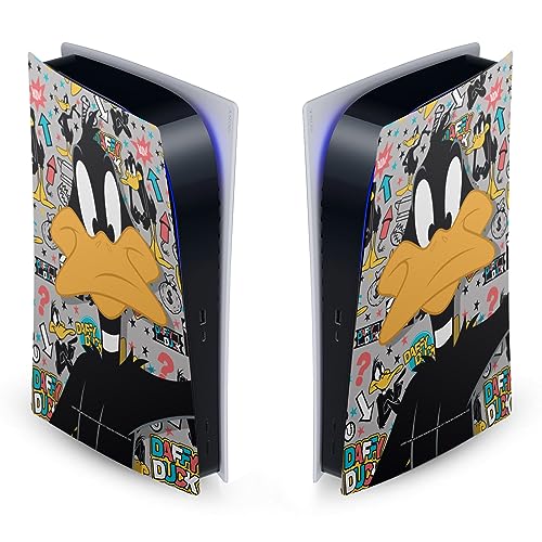 Protection Anti-Rayures PS5 Digital Skin Looney Tunes Daffy Duck - Adhésif Vinyle pour Console