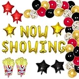 💝 Set The Tone For A Super-Fun Movie Party: It's not really a hollywood party without a wall of now showing balloons. This stunning movie theme party decorations kit will turn the house or hotel room into a celebratory destination. 💝 Let The Party St...