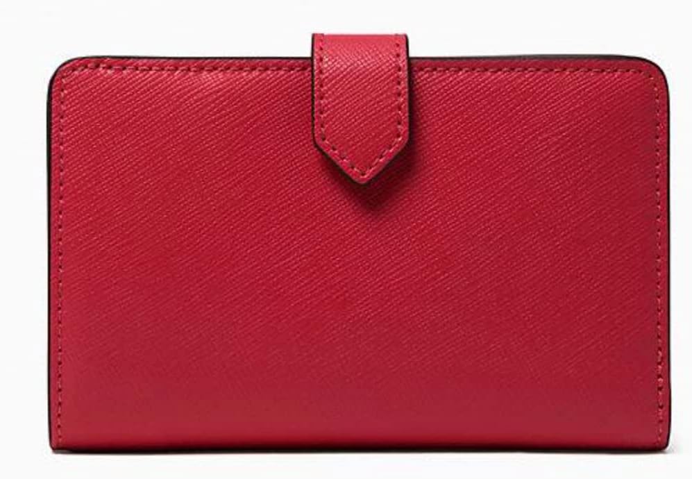 Kate Spade New York Staci Medium Compact Bifold Wallet In Red Currant