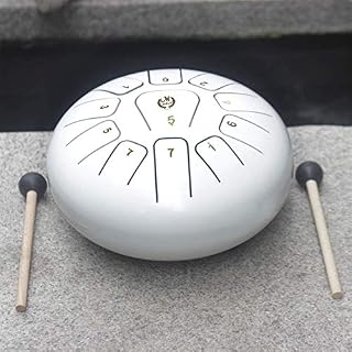 ZAMAX Tongue Acier Tambour, Tambour Worry-Libre, 12 Pouces 11-Tone, la philosophie Chinoise millénaire, la Religion, la… - Les Beatles, Paul McCartney, John Lennon, RIngo Starr, George Harrison ZAMAX Tongue Acier Tambour, Tambour Worry-Libre, 12 Pouces 11-Tone, la philosophie Chinoise millénaire, la Religion, la… – Image 5