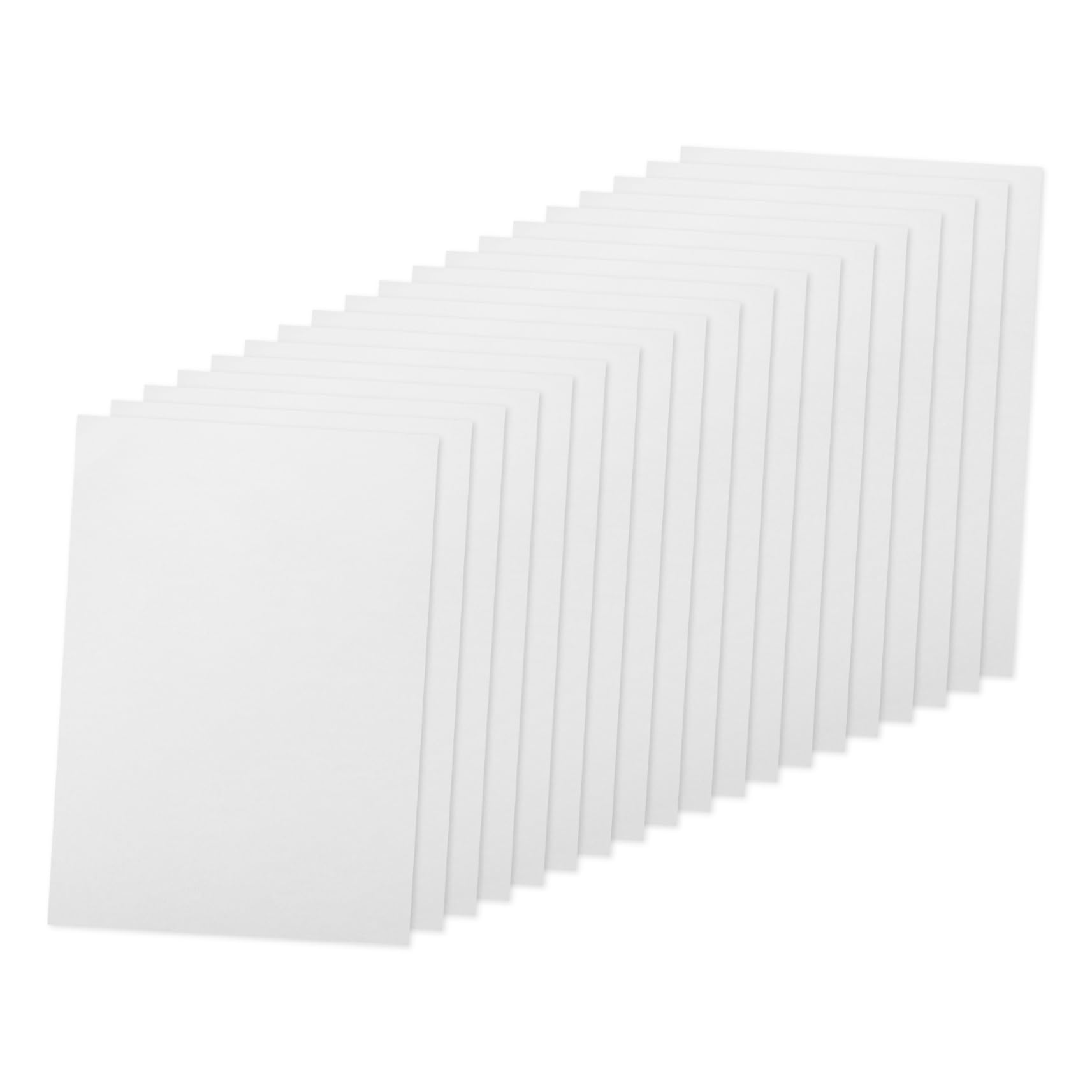 Hohopeti 50 Blatt Aquarellpapier 160g Weiß für Wasserfarben Malpapier für Hobbyisten