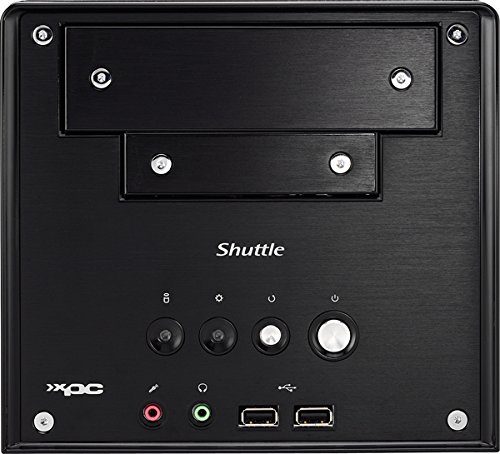 Shuttle Computer SA76G2 AMD 760G+SB710 Chipset Support Socket AM2+ and AM3 DDR2 Max 8GB 250W Power Supply Barebone (Black)