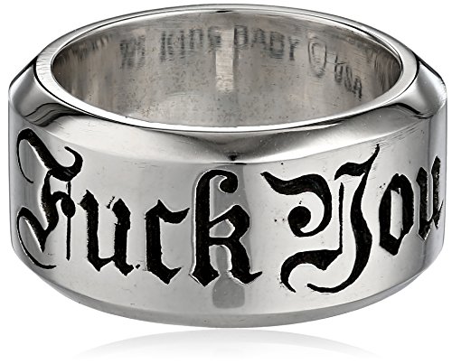 King Baby New Men's Fuck You Ring, Size 12