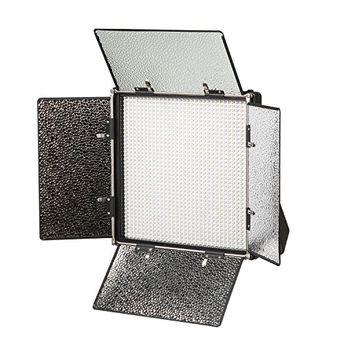 Éclairage LED Ikan RB10 Rayden 1x1 bicolore 3200K 5600K noir studio field