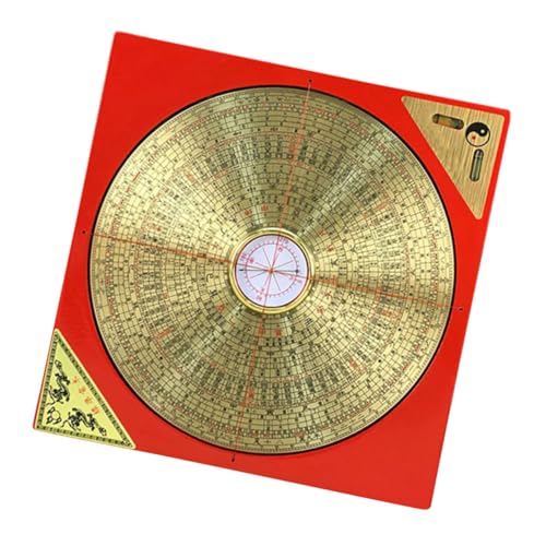 Brújula Taoísta China Vintage de Metal Portátil
