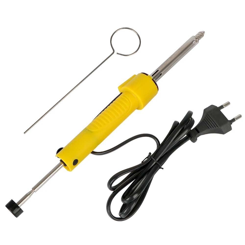UPTODATETOOLS 40W 2-in-1 Welding Equipment Electric Soldering Iron Desoldering Pump Precision Welding Tool Hand Tool Tin Suction Gun Electric Iron