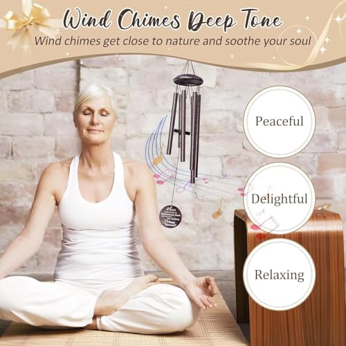 Image of Retirement Gift for Woman Men, 25 inch Wind Chimes Retired Gifts, Happy Retirement Gifts for Women, Coworker, Boss, Teacher, Nurses, Friends, Going Away Farewell Gift Ideas Retirement Decorations