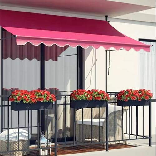 Auvent de patio rétractable réglable pour solutionner le soleil direct