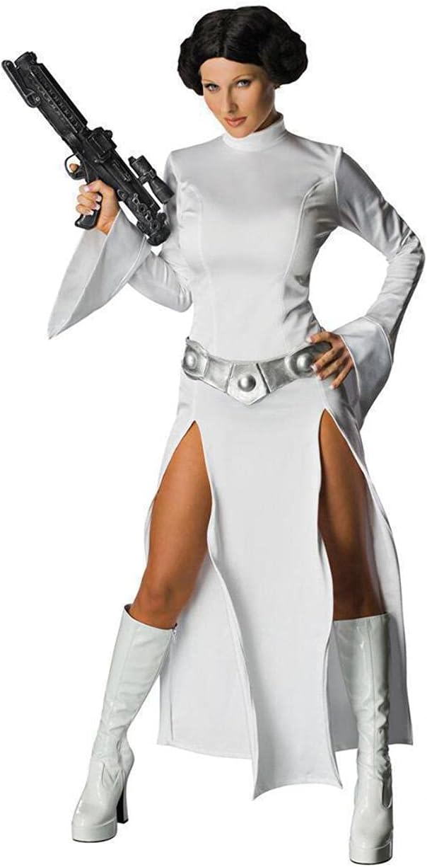 Rubies Official Ladies Star Wars Classic Sexy Princess Leia Costume, Adult Fancy Dress Halloween, Size Medium
