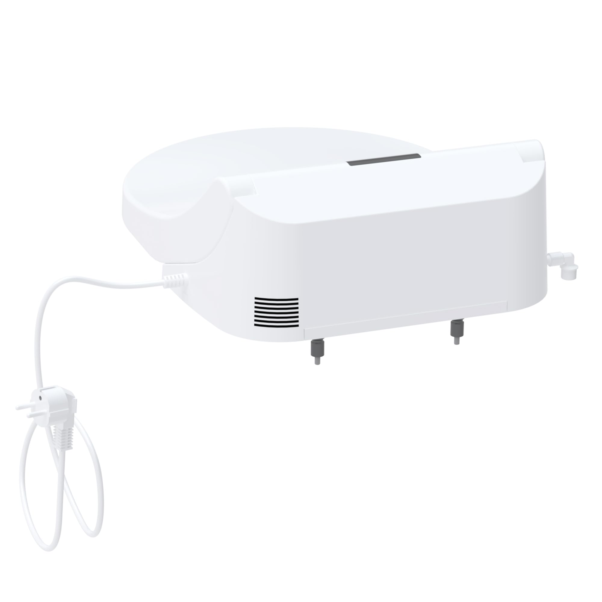SFA - Saniseat - Abattant Déclipsable Pour WC - Lavant Et Séchant - Douchette Double Buses Et Ventilateur Air Chaud - Nettoyage Automatique - Compatible Cuvettes Standards - Made In France