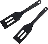 Vista 1 de Juego de 2 espátulas de silicona, mini espátulas pequeñas y flexibles para brownie para utensilios de cocina antiadherentes, perfecto para cocinar