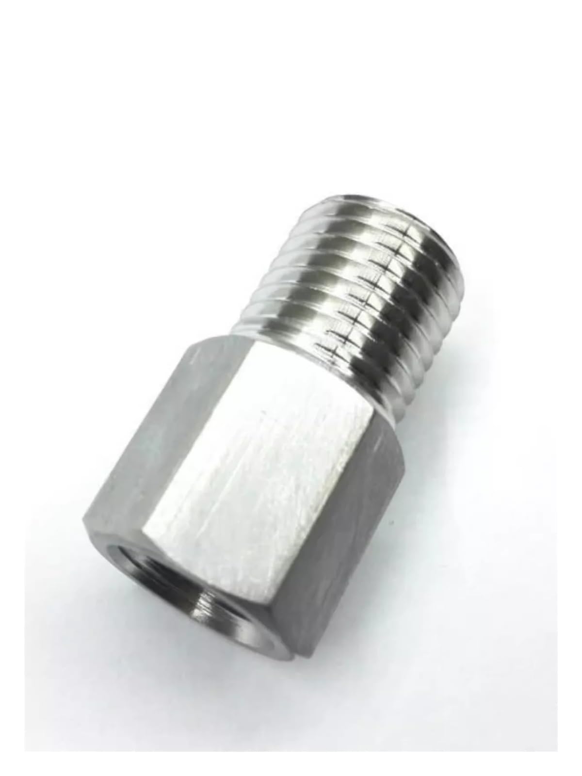 Casquillo reductor M14x1.5 a M12x1.25 de acero inoxidable 304 mecanizado de precision