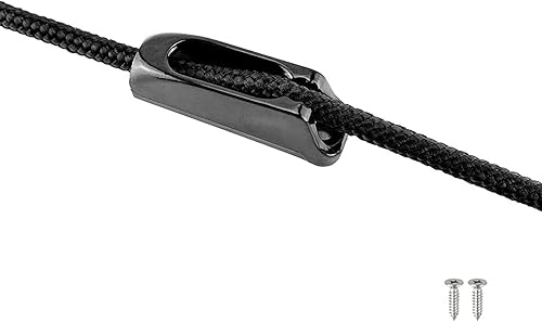 Miniatura 4 de COOLHOOD Tensor de cordón de nailon para tacos de almeja para corredor de barco, cuerda autobloqueante, canoa, kayak, surf, accesorios marinos