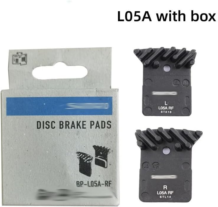 L05A Road Bicycle Resin Brake Pads Ice Tech Cooling Fin Compatible with R9170 R8070 R7070 RS805 RS505 XTR M9100 K03S K04Ti