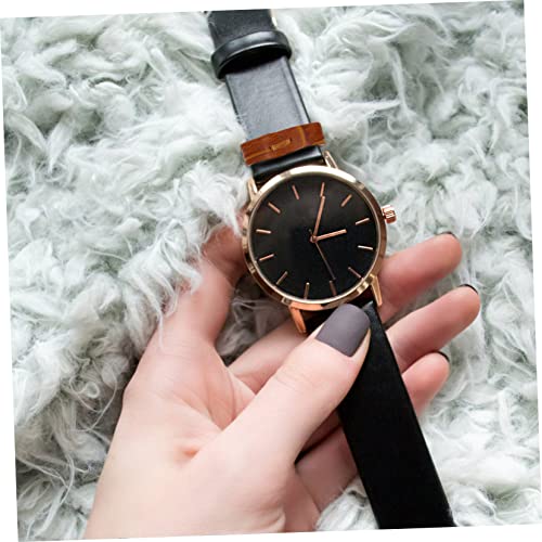 Anillo decorativo para correa de reloj de piel auténtica, lazos de cuero genuino premium jojofuny 7