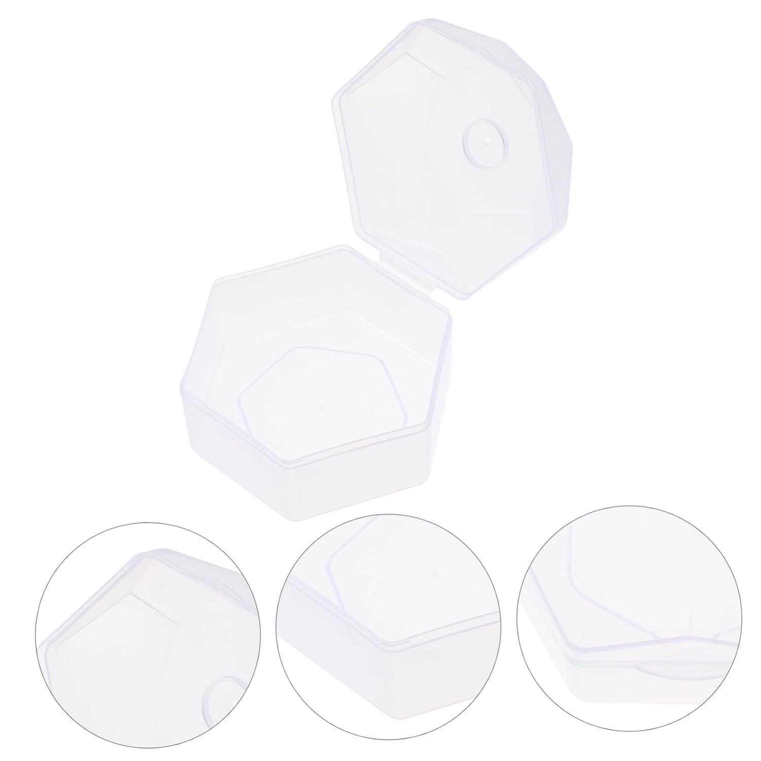 LIOOBO 2sets 5pcs Pacifier Storage Case for Pacifiers and Durable and Easy to Store Diaper Bags Strollers for Moms 5pcs*2 image 3