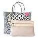 Mixte Medium Woven Crossbody Bag – Resort Collection | Recycled Plastic | Artisan Handmade in Mexico | Adjustable Strap, Mesh Pouch, Water-Resistant, Eco-Friendly Travel Purse