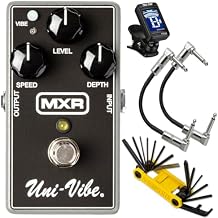 MXR M68 Uni-Vibe Chorus Vibrato Electric Guitar Effects Pedal with Tonebird Bundle Including Groovetech Guitar Multi Tool, 2 Patch Cables and True Tune Chromatic Tuner