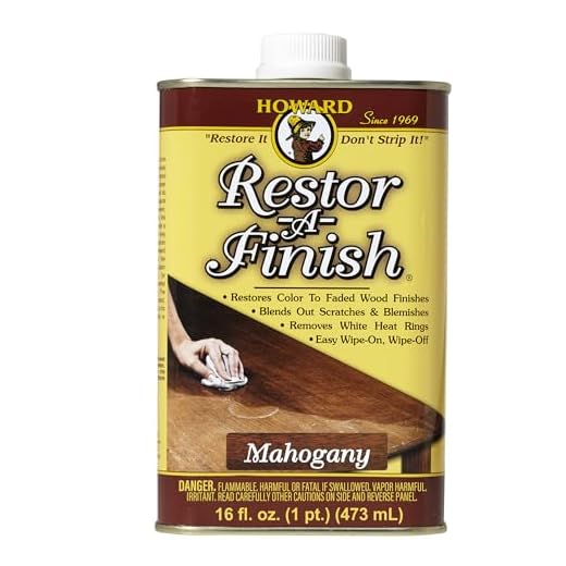 Howard Products RF5016 RF3016 Restor-A-Finish, 16 oz, Mahogany
