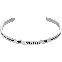 Kivosliviz Deputy Wife Jewelry Police Officer Gift Thin Bangle Bracelet Police Wife Mom Brcelet