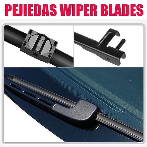 Image of 24 inch+19 inch Windshield Wipers Replacement for BMW 328i 328xi 335xi 335i M3 2007-2009-Original Factory Quality (Pack of 2)