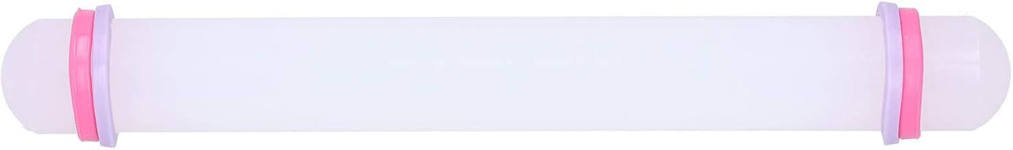 Rolo de massa reutilizável, rolo antiaderente de 23 cm, biscoitos, fondant, rolo de massa de bolo, ferramenta de cozimento "faça você mesmo"