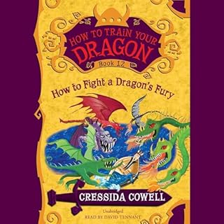 HOW TO FIGHT A DRAGON'S FURY Audiolibro Por Cressida Cowell arte de portada