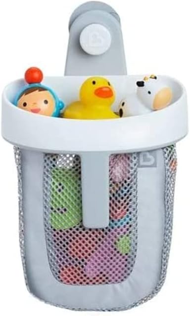 Munchkin Super Scoop Bath Toy Organiser, Grey ,Medium (Pack of 1)