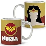taza wonder woman fnac Interior de las Tazas Blancas Personalizadas disponible en varios colores.