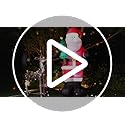 8FT Christmas Inflatable Santa Yard Decors, Blow Up Santa Claus with Christmas Tree in Hand & Green, Built-in Bright LED Lights for Holiday Display Lawn Garden Party Decorations