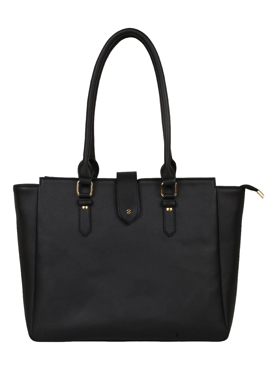 HORRA Black Swagger Faux Leather Handbag for Women, Office Bag, Ladies Shoulder Bag, Tote Bag For women, Womens Handbag Compatible for 11" Laptop (B09LYJK84W) Amazon Price History, Amazon Price Tracker