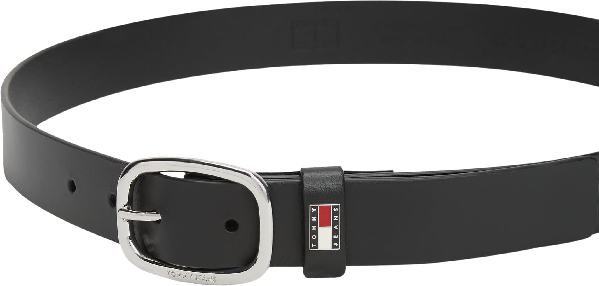 Tommy Jeans Cinturón Mujer Oval Cinturón de piel