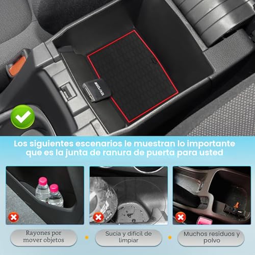 Alfombrillas Corolla E210 goma protectoras consola central Toyota 2019-2025 3