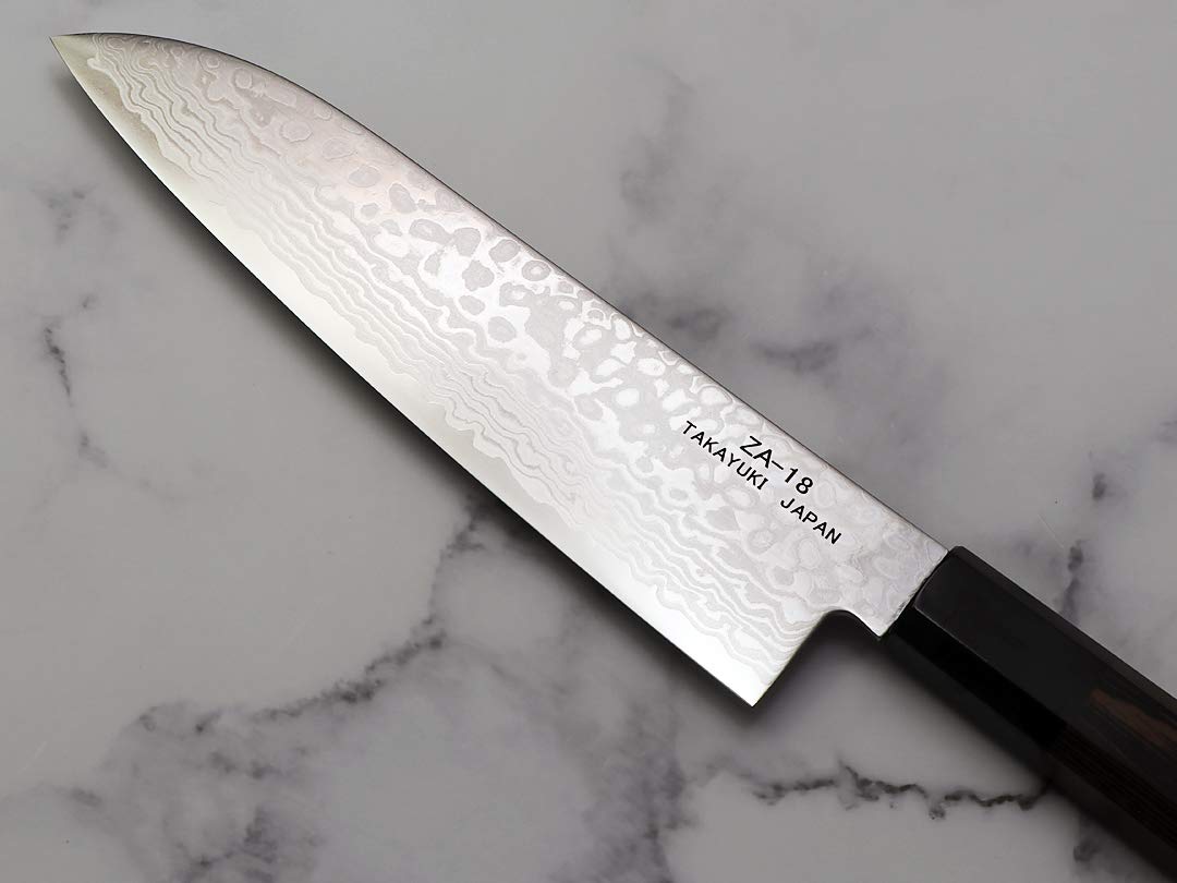 未使用保管　堺孝行　銀河　三徳　包丁　ZA18　180ｍｍ　69層ダマスカス Amazon | ZA18コバルト鋼 ダマスカス【銀河】和三徳180 | 堺孝行