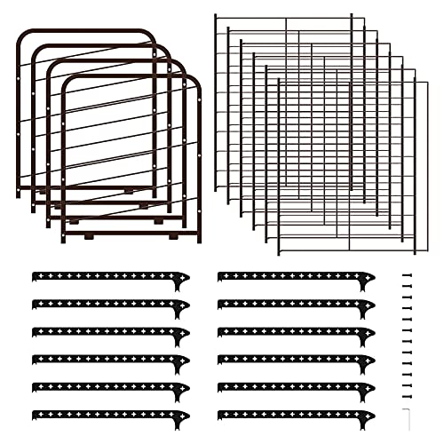 Vrisa Can Organizer Stackable Can Dispenser For Food Storage Can Rack Organizer For Pantry Cabinet Countertop Holds Up To 72 Cans Rustic Brown 2 Pack #TOP7