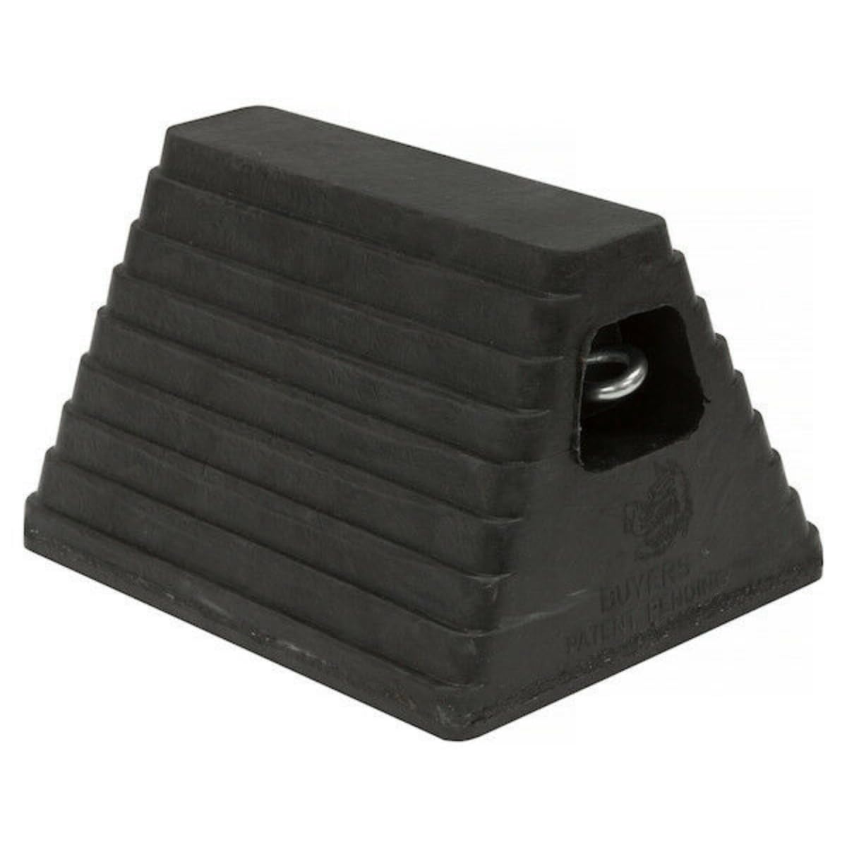 Buyers Products WC6810L Heavy Duty Rubber Wheel Chock, 10x8x6 Inch