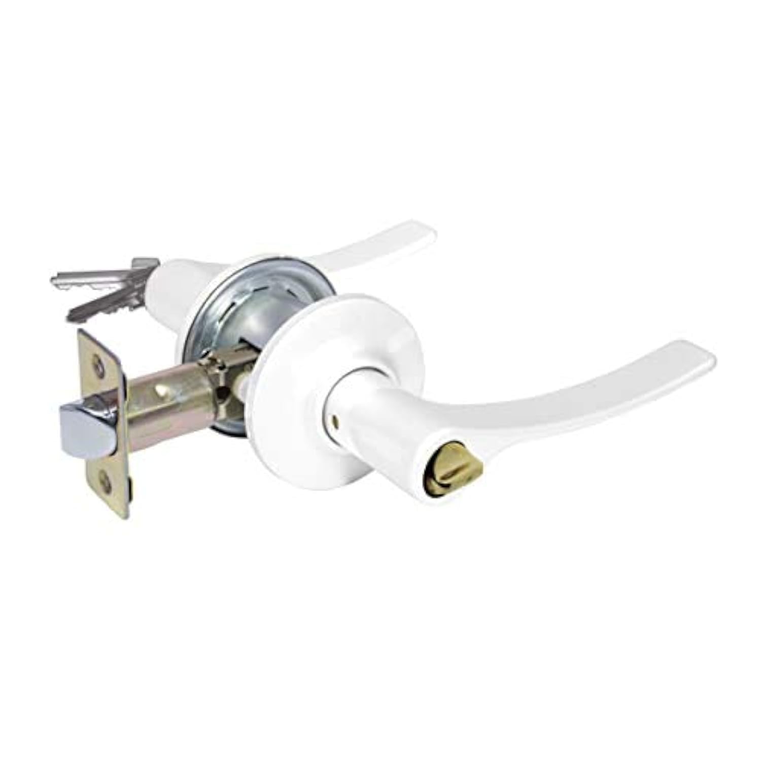Tesa Assa Abloy 3B00U0BL Barcelona Door Handle Set White Function 00 Barcelona, Función 00